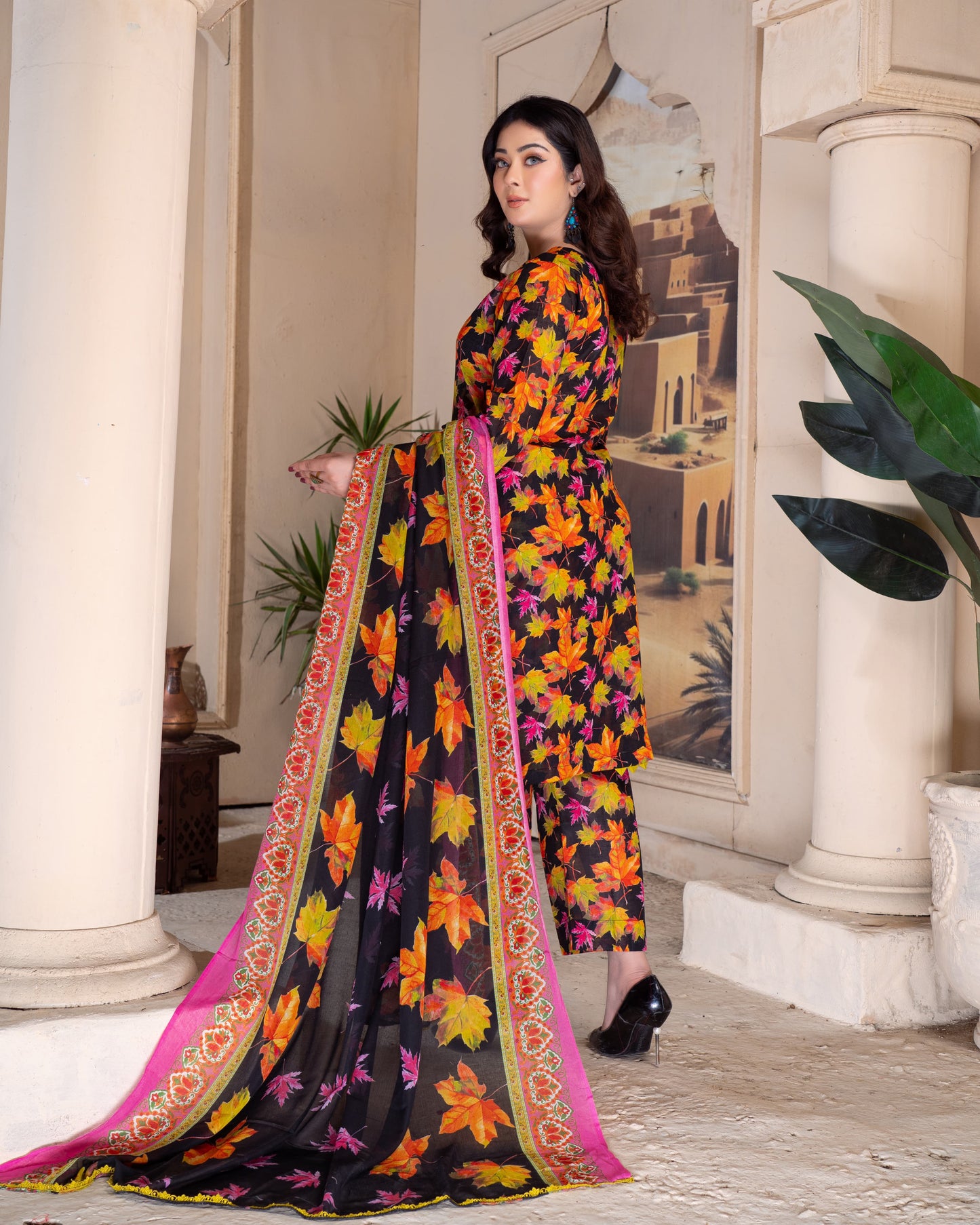 3 Piece Printed Lawn suits|RC-U 24-02 UNSTITCHED