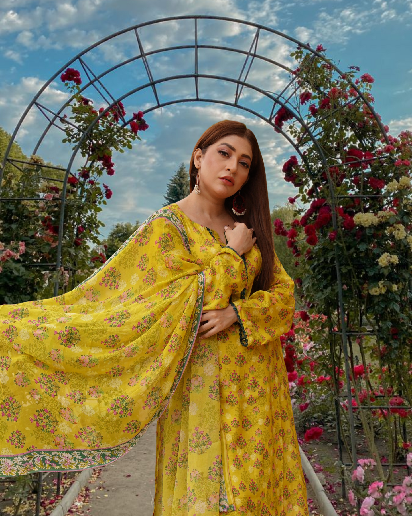 3PC Lawn Suits |RC- 24-007