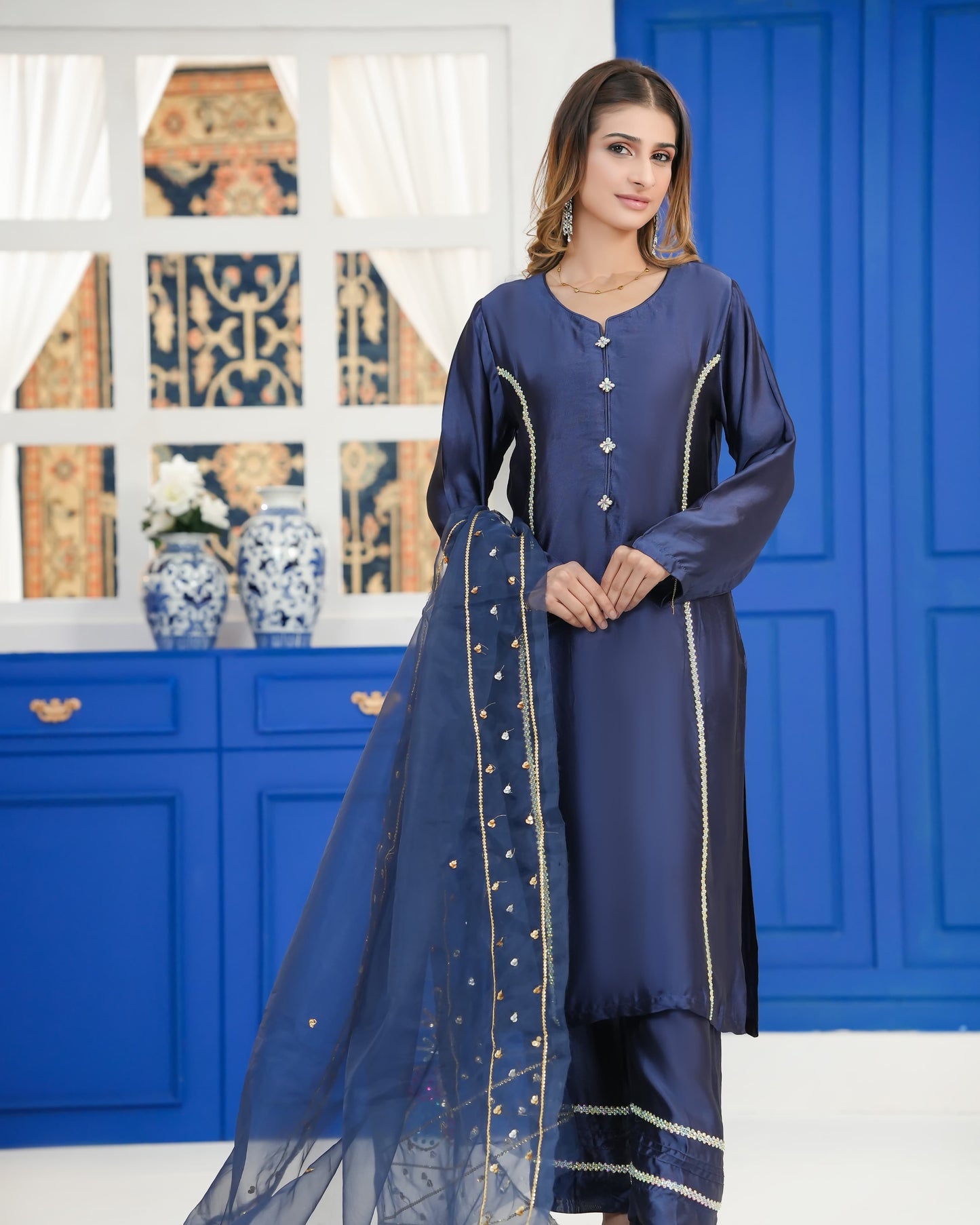 3 Piece Sheesha on Silk suits| RC 25-016