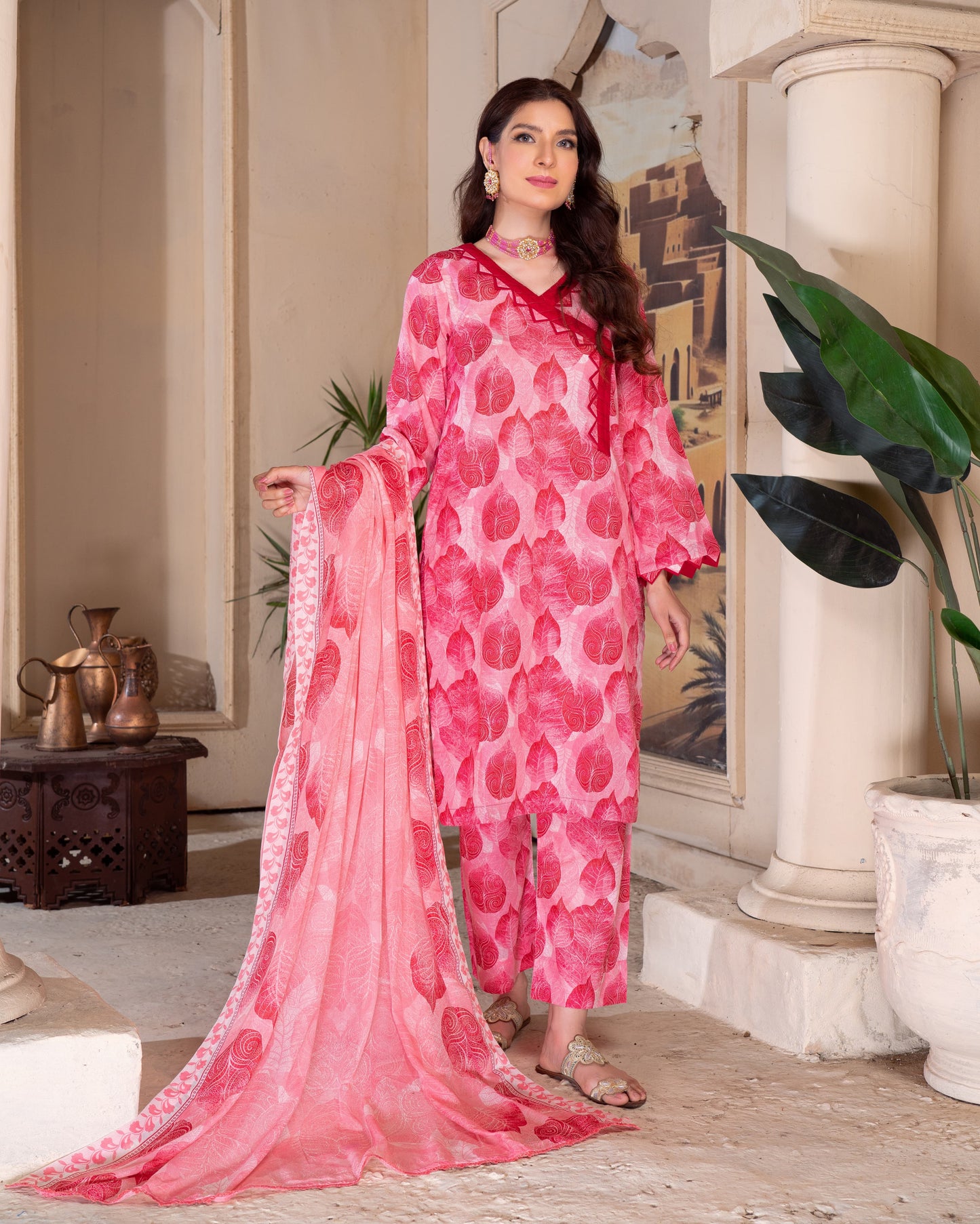 3 Piece Printed Lawn suits|RC-U 24-04 UNSTITCHED