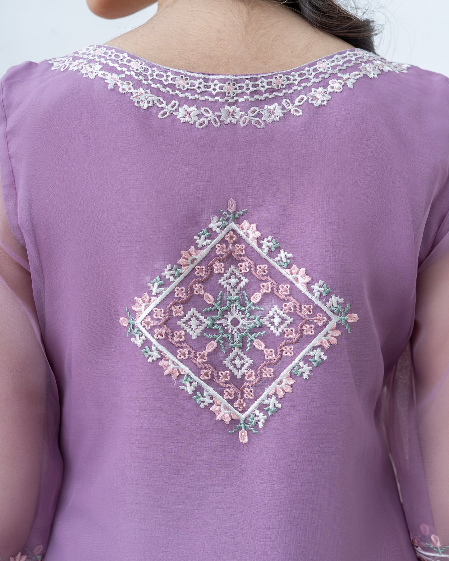 3 Piece Embroidered Organza suits |RC 25-036