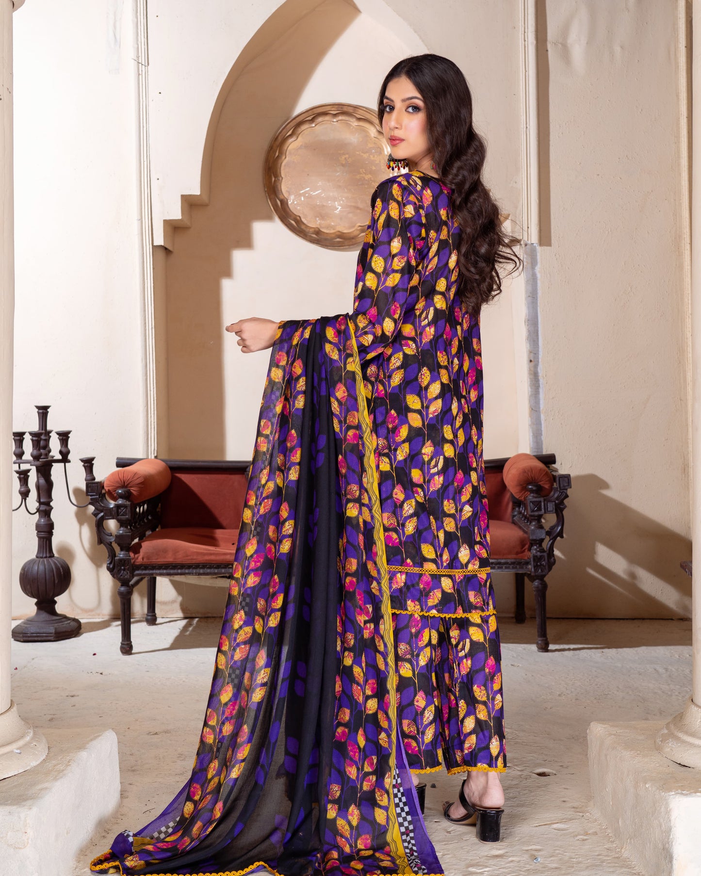 3 Piece Printed Lawn suits|RC-U 24-03 UNSTITCHED