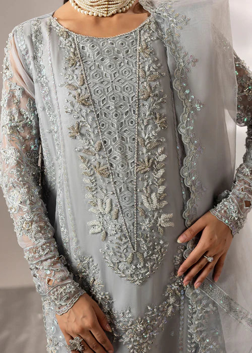 3 Piece Embroidered on Chiffon suits|RC 25-021