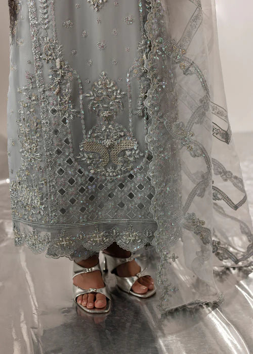 3 Piece Embroidered on Chiffon suits|RC 25-021