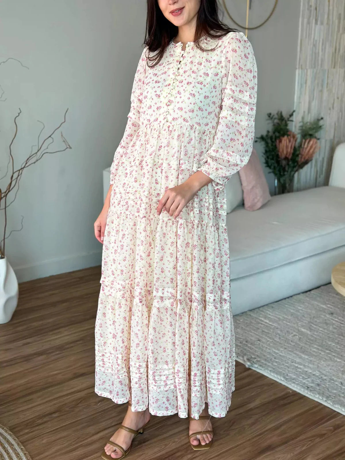 Amara Long Floral Dress-Victoria-000-3