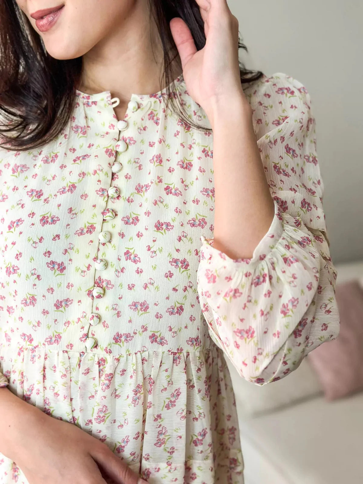 Amara Long Floral Dress-Victoria-000-3