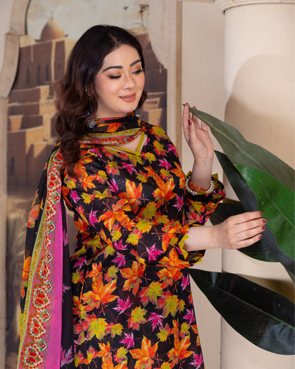 3 Piece Printed Lawn suits|RC-U 24-02 UNSTITCHED