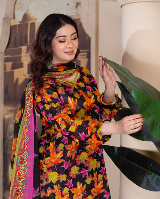 3 Piece Printed Lawn suits|RC- 24-02