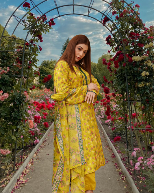 3PC Lawn Suits |RC- 24-007