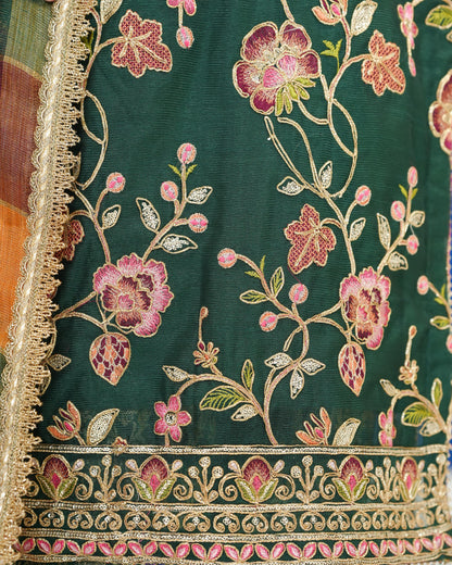 3 Piece Embroidered on Khaadi Net suits|RC 25-018