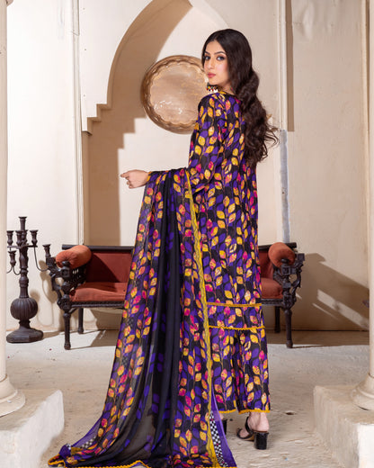 3 Piece Printed Lawn suits|RC-U 24-03 UNSTITCHED