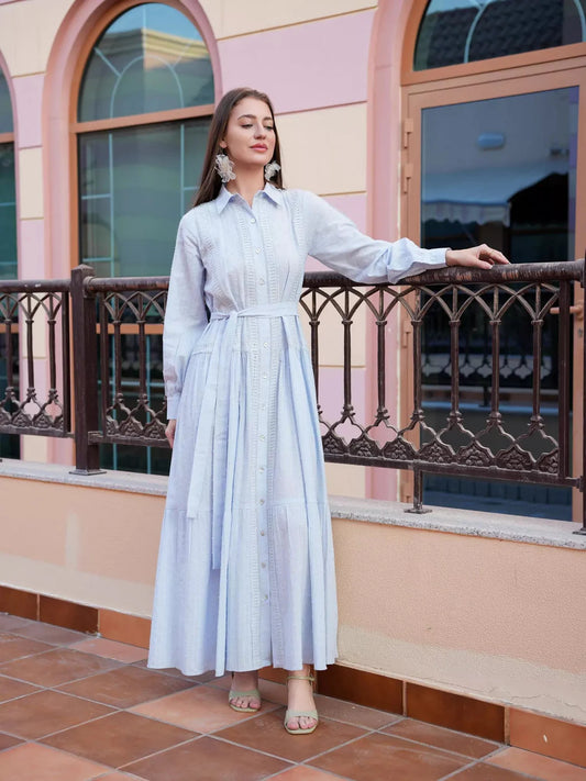 Aurora Blue Long Dress-Victoria-000-2