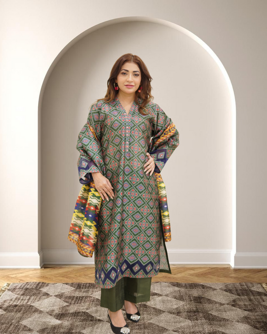 3PC Lawn Suits |RC- 24-006