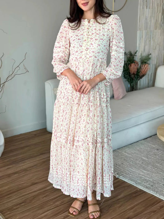 Amara Long Floral Dress-Victoria-000-3